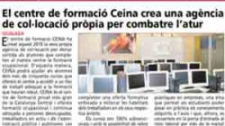  El centre de formació Ceina crea una agència de col·locació pròpia per combatre l’atur