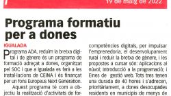 Programa formatiu per a dones