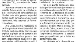 Una delegació Coreana visita Ceina