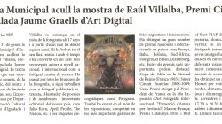 La sala municipal acull la mostra de Raúl Villalba, Premi Ciutat d'Igualada Jaume Graells d'Art Digital