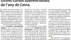 Últims cursos subvencionats de 2025