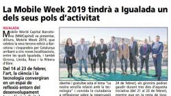 Igualada acollirà, durant la Mobile Week, una jornada sobre l’impacte de la tecnologia al món empresarial i laboral