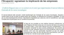 Els assistents al Prepara’t valoren positivament la Setmana de l’Ocupació i agraeixen la implicació de les empreses