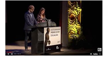 Jaume Farrés i Magí Puig reben el Premi d'Honor Ciutat d'Igualada