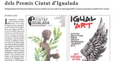 Oberta una nova convocatòria dels Premis Ciutat d’Igualada i l’ajut Igual’ART