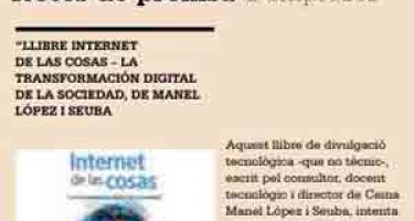 Llibre de Manel López i Seuba / Internet de las cosas.
