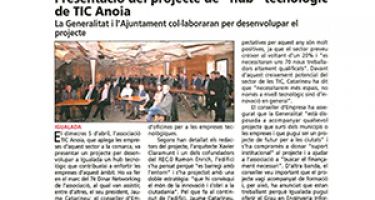 Presentació del projecte de ''hub'' tecnològic de TIC Anoia 