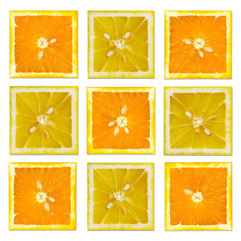 Limones y Naranjas al cuadrado