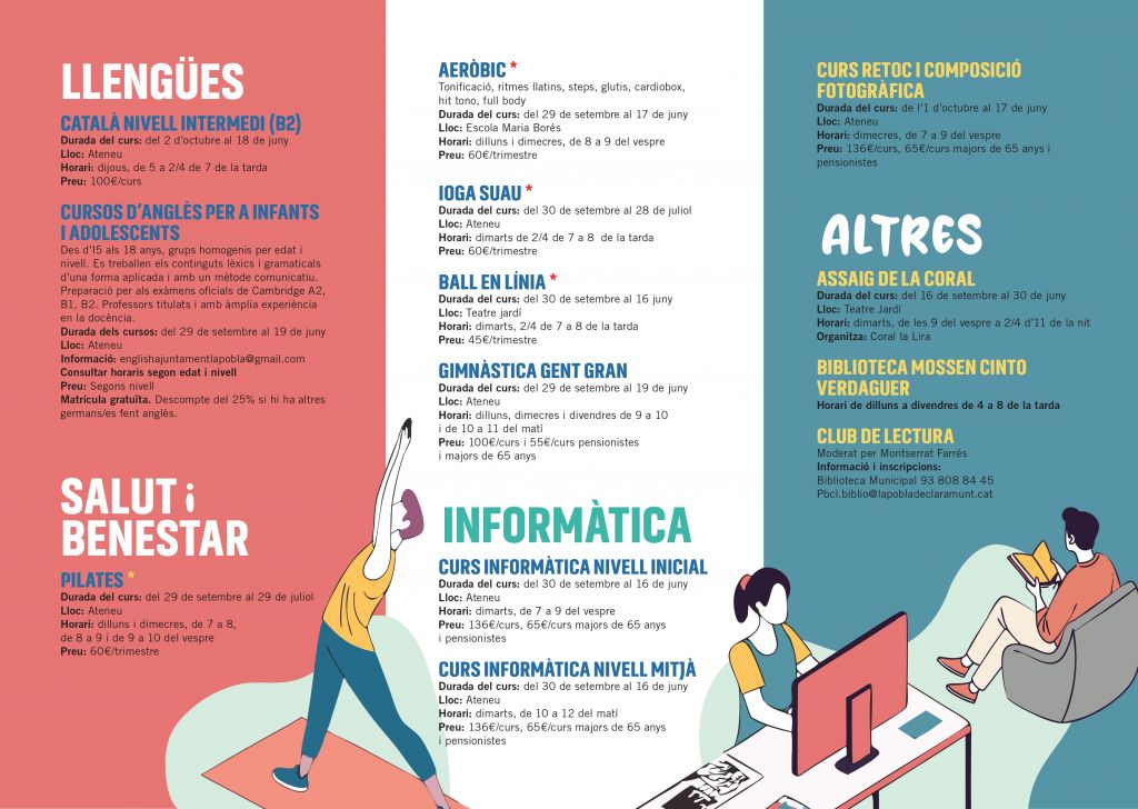 Tallers La Pobla de Claramunt 2025