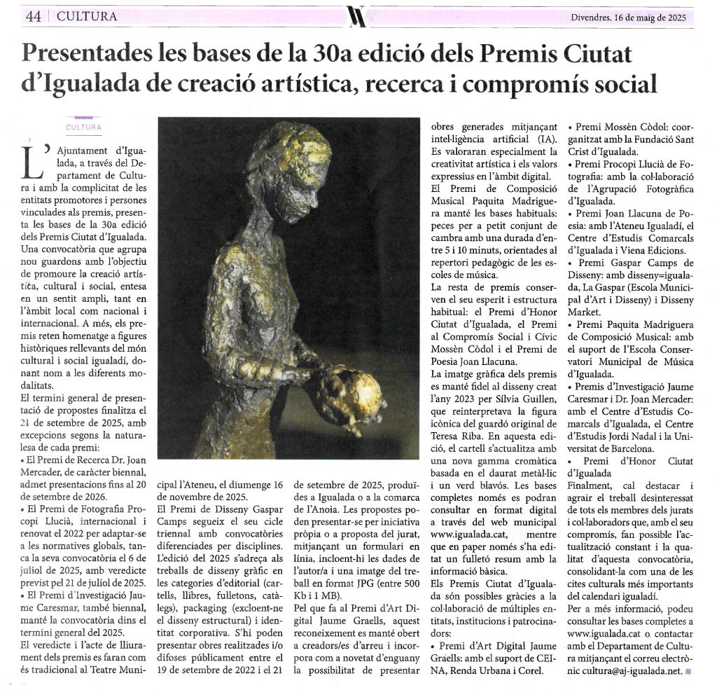 Bases Premi Art Digital Jaume Graells