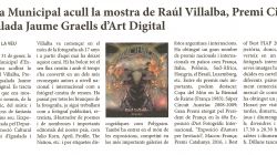 La sala municipal acoge la muestra de Raúl Villalba, Premio Ciutat d'Igualada Jaume Graells d'Art Digital