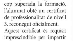 Ceina acoge un curso de docencia de la FP para la ocupación