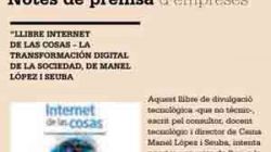 Libro de Manel López i Seuba / INTERNET DE LAS COSAS 