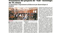 Presentación del proyecto de “hub” tecnológico de TIC Anoia 