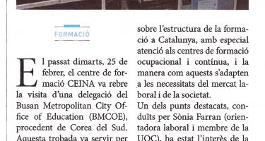 Miembros del Busan Metropolitan City Office de Corea visitan Ceina